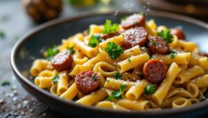 Pasta carciofi e salsiccia: la ricetta del primo sostanzioso e saporito