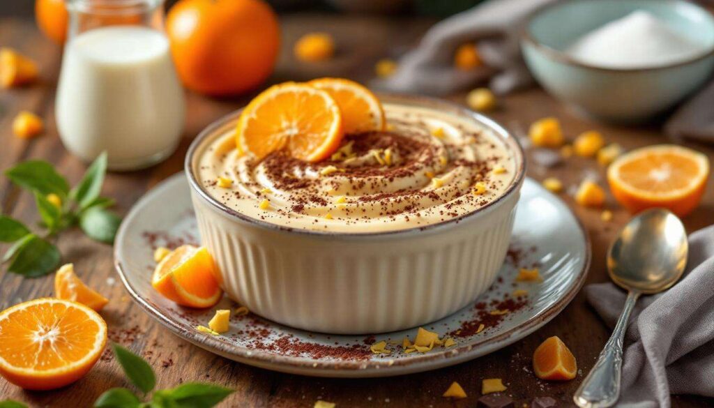 Dolce vegano facile: il budino clementine e cioccolato